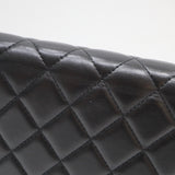 CHANEL シャネル マトラッセ ココロック チェーンウォレット ショルダー ラムスキン 22番代 鞄 ブラック 箱・袋・ギャラ 26k894-9