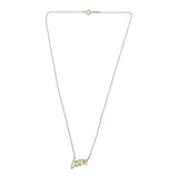 TIFFANY&Co ティファニー パロマピカソ Love ネックレス ペンダント アクセサリー SV925 シルバー 総重量約1.8g M1187