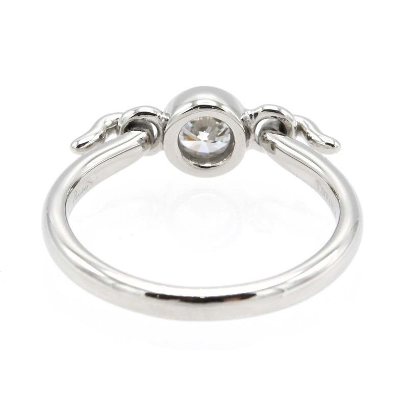 仕上げ済 TIFFANY&Co. ティファニー スワン リング ダイヤ プラチナ Pt950 6.5号 3.2g 箱ケースあり ok1250