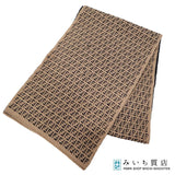 FENDI フェンディ マフラー FXS124 I17 TU ズッカ柄 ブラウン 服飾小物 H21340