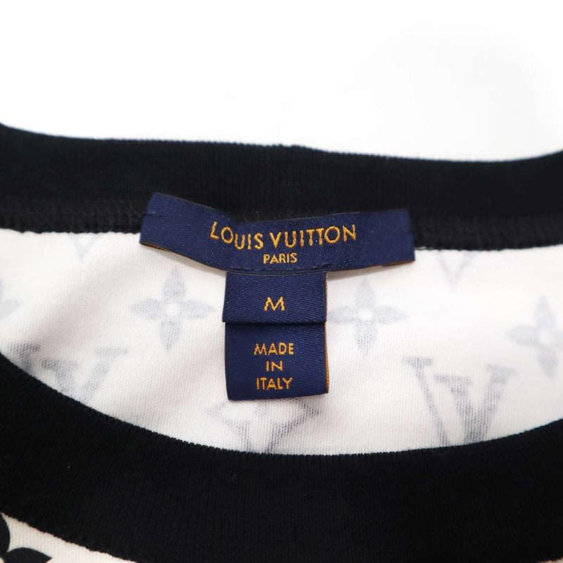 LOUIS VUITTON ルイヴィトン Tシャツ Mサイズ CA36929 モノグラム メンズ 白 チェーン付き H20817