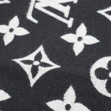 LOUIS VUITTON LV ルイヴィトン マフラー M77853 モノグラム ブラック 服飾小物 箱有 H21780