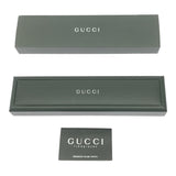 稼働 腕時計 GUCCI グッチ 6500L ロゴ クオーツ ブラック文字盤 2025.8電池交換済 箱・保証書あり M866