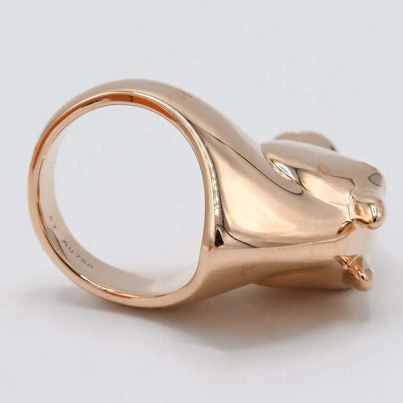 仕上げ済 HERMES エルメス リング ギャロップ #53 12号 750 ダイヤ 約31.5g アクセサリー k1079