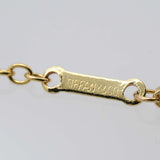 仕上げ済 TIFFANY&Co. ティファニー ネックレス ビーン K18 12.2g ジュエリー H23178 ◆