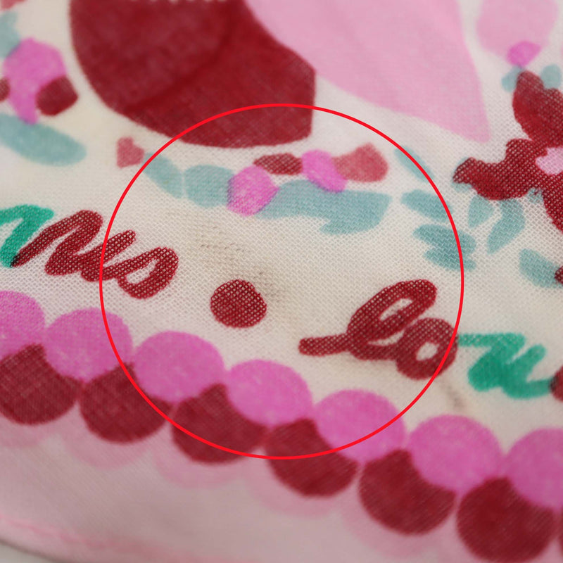 LOUIS VUITTON LV ルイヴィトン スカーフ タッセル 三角 花柄 LVロゴ ピンク 服飾小物 箱有 H2487