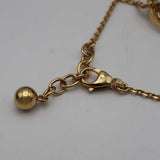 GUCCI グッチ シグネチャーロゴ ブレスレット GP アクセサリー ゴールドカラー 箱 袋 26k894-3