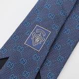 GUCCI グッチ ネクタイ GGロゴ 服飾小物 ブルー メンズ 26k303-42