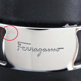SalvatoreFerragamo フェラガモ レザー ロゴプレート SPORT ローファー 靴 7 1/2 25cm ブラック 箱有 yo372