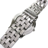 腕時計 稼働 GUCCI グッチ 5500M クォーツ 黒色文字盤 2025.11 電池交換済 25k702-6