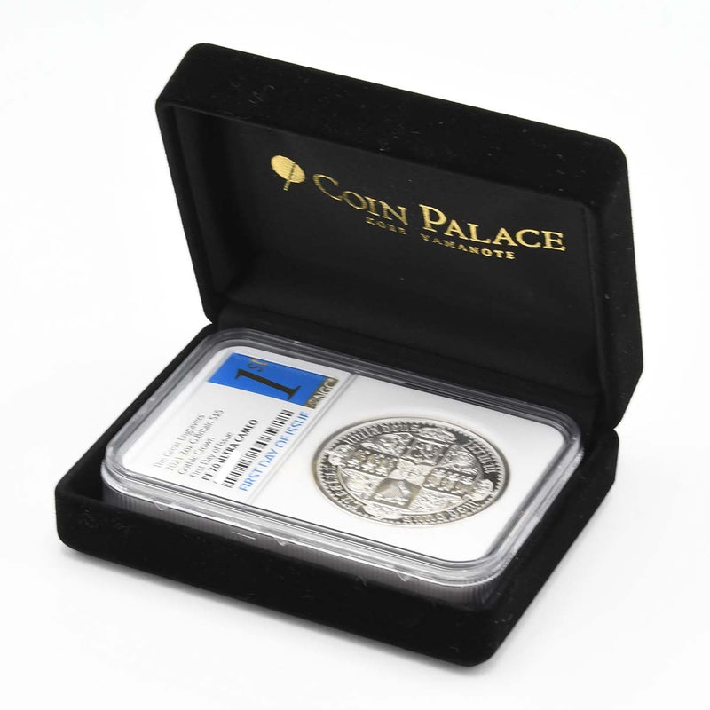 NGC FIRST DAY OF ISSUE PF70 ULTRA CAMEO 2021年 2オンス 5ポンド ゴシッククラウン ケース有 23k815-1