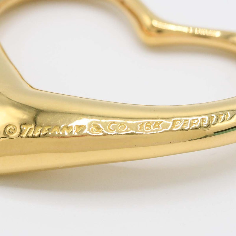 TIFFANY＆Co. ティファニー ネックレス オープンハート エルサペレッティ アクセサリー 18k 箱あり 総重量約13.4g H18261