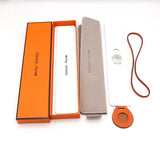 未使用 HERMES エルメス Apple AirTag エアタグ Z刻印 レザーストラップ オレンジ 箱有 H21081