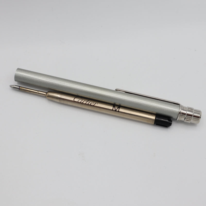 Cartier カルティエ ボールペン ラブ ツイスト式 シルバー系カラー 筆記用具 文房具 筆記確認済 箱・ケース有 25k627-30