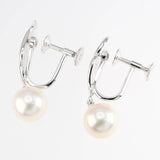仕上済 MIKIMOTO ミキモト パール イヤリング K18 約6.3g ジュエリー ケース有 24k649-4