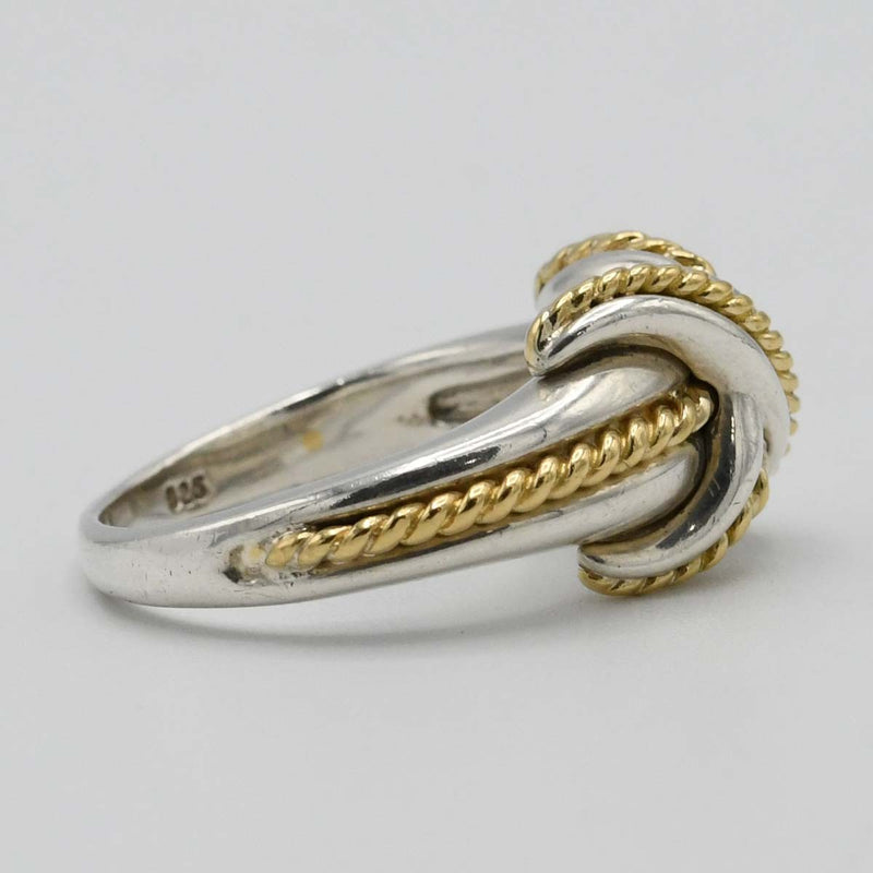 TIFFANY＆Co. ティファニー シグネチャー リング 指輪 コンビ シルバー 925 約13号 約8.0g アクセサリー レディース H6881-2