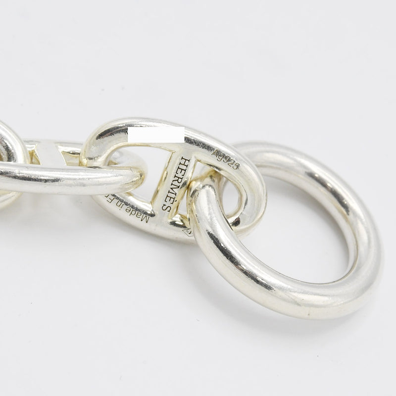 HERMES エルメス ブレスレット シェーヌダンクルTGM 13コマ Ag925 シルバー アクセサリー 約114g メンズ 24s1008-3