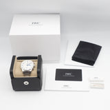 稼働 腕時計 IWC シャフハウゼン IW371617 ポルトギーゼ・クロノグラフ AT シルバー色文字盤 付属品有 25s1218