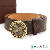 LOUIS VUITTON LV ルイヴィトン ベルト M6975 サンチュール T&B 90/36 ブラウン 服飾小物 H5835
