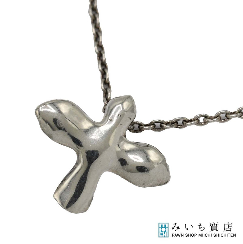 TIFFANY＆Co. ティファニー バードクロス ネックレス ペンダント STERLING シルバー 約1.8g アクセサリー ok775