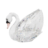SWAROVSKI スワロフスキー スワンL ラージ 5004723 白鳥 クリスタルガラス 置物 インテリア オブジェ 箱証明書 J227-1
