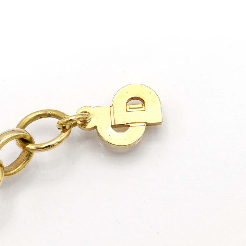 Christian Dior ディオール ネックレス 喜平デザイン シルバーカラー/ゴールドカラー アクセサリー 117.6g 箱有 ok1192
