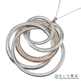 TIFFANY&Co. ティファニー ネックレス インターロッキング 1837 サークルペンダント 5連 メタル 925 約49g アクセサリー H11415