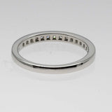 仕上げ済 TIFFANY&Co. ティファニー リング ハーフエタニティ pt950 D 約2.8g ジュエリー J111-1
