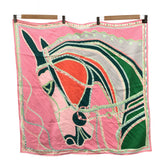HERMES エルメス カレ90 ROBE DU SOIR ローブ・デュ・ソワール シルク100 スカーフ ピンク系 箱 eco1361