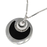 仕上済 BVLGARI ブルガリ ネックレス インタルシオ 750 ダイヤ オニキス 約33.2g ジュエリー ケース有 ◆ H21698