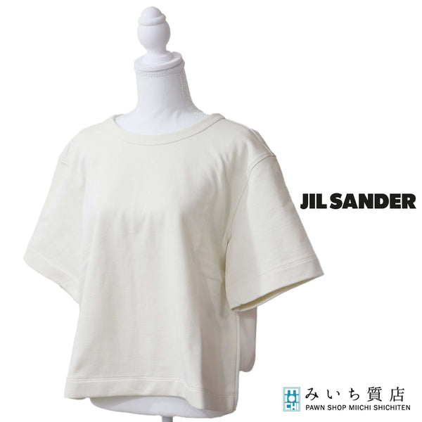 JIL SANDER NAVY ジルサンダー ネイビー トップス カットソー スウェット KKJNKM0004 白 Mサイズ 服 25k943-5