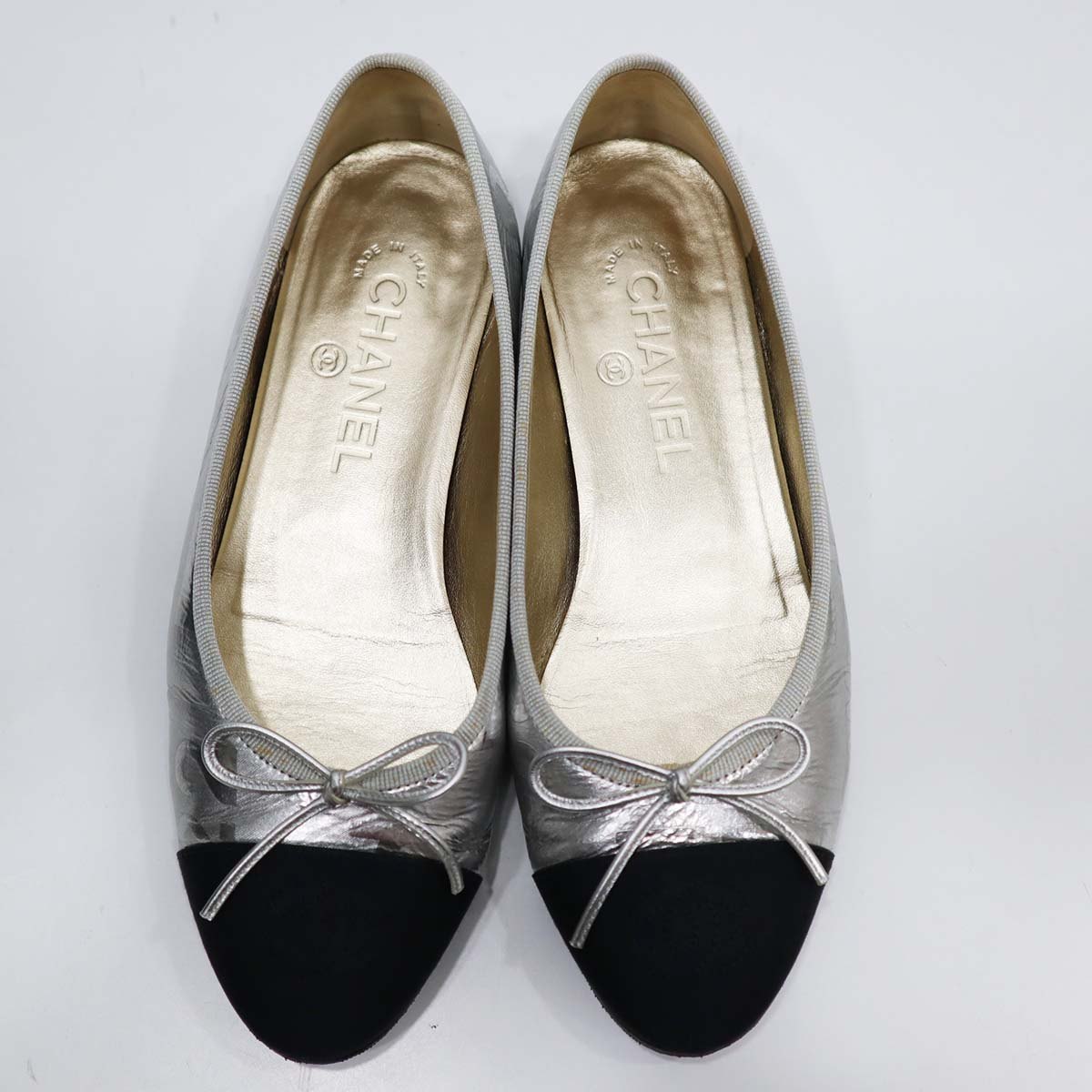 シャネル CHANEL フラットシューズ G02819 パンプス 36C サイズ