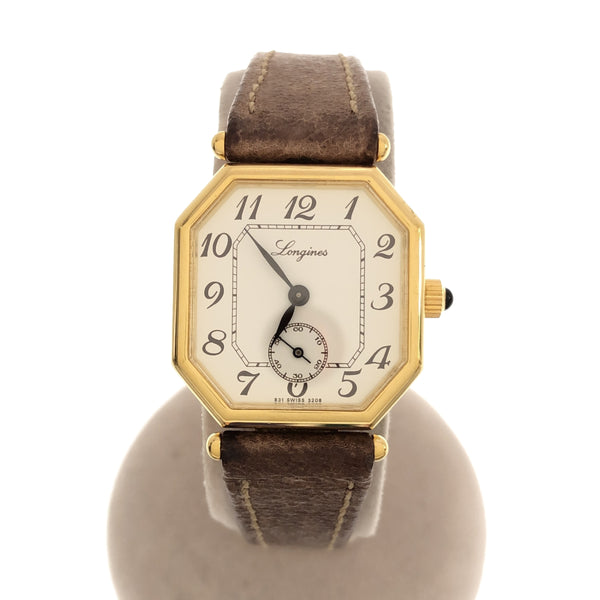 不動 腕時計 LONGINES ロンジン 831 3208 cal.520 手巻き スモセコ SS 白色文字盤 ジャンク H13142