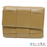 BOTTEGA VENETA ボッテガヴェネタ 財布 カセット 三つ折り カーキ H14760