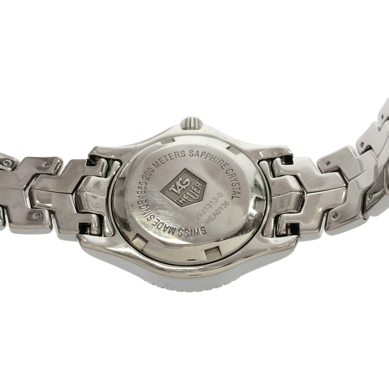 腕時計 稼働 TAG HEUER タグホイヤー WJ1313 クォーツ シェル文字盤 2025.7電池交換済 K96