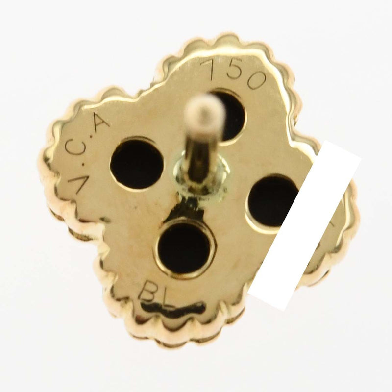 仕上済 VanCleef&Arpels VCA ヴァンクリーフ&アーペル ピアス スイートアルハンブラ オニキス 750 3.4g アクセサリー 箱有 H14949