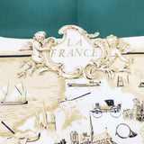 HERMES エルメス スカーフ カレ70 LA FRANCE シルク100％ グリーン H18947-4