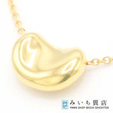 仕上げ済 TIFFANY＆Co. ティファニー ビーン ネックレス 750 ゴールド 約2.9g アクセサリー ペンダント レディース H18995
