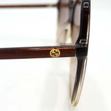 GUCCI グッチ サングラス 度なし ブラウン グラデーションレンズ GG0546SK 60□14-145 ケース袋 H23020