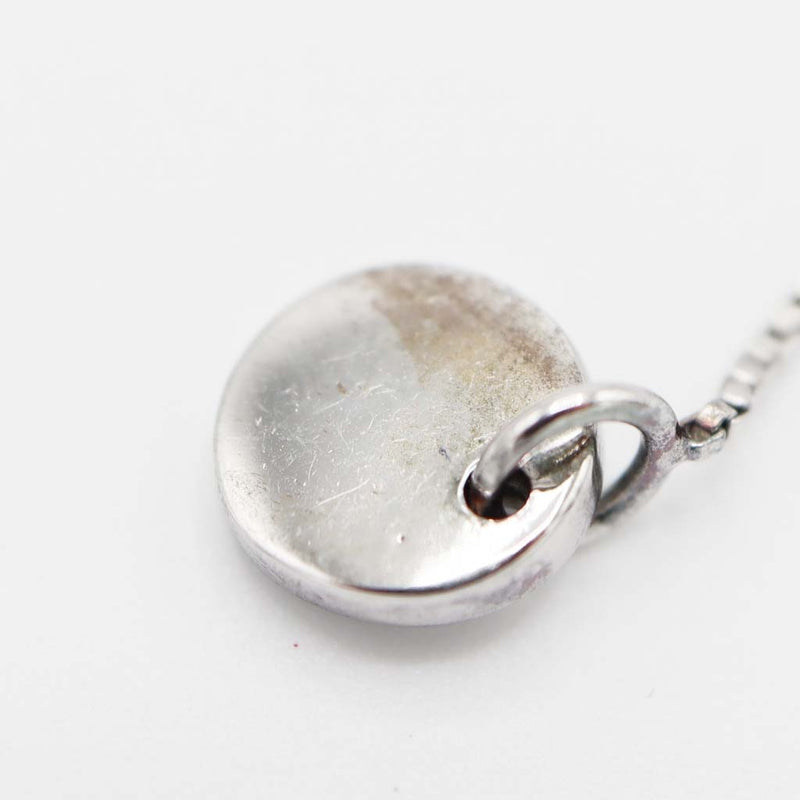 H20969 CELINE セリーヌ ネックレス ロゴ ラインストーン シルバーカラー 約7g アクセサリー H20969