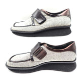 PRADA プラダ スクエアトゥーシューズ グレー系 メンズ 靴 H1454