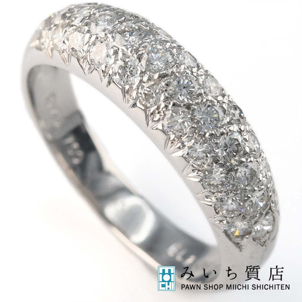 仕上済 VanCleef&Arpels VCA ヴァンクリーフ&アーペル リング サイズ51 ダイヤモンド 750 3.7g アクセサリー H10348