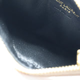 Yves Saint Laurent YSL イヴサンローラン フラグメントケース カードケース ロゴ ベージュ レディース H22140