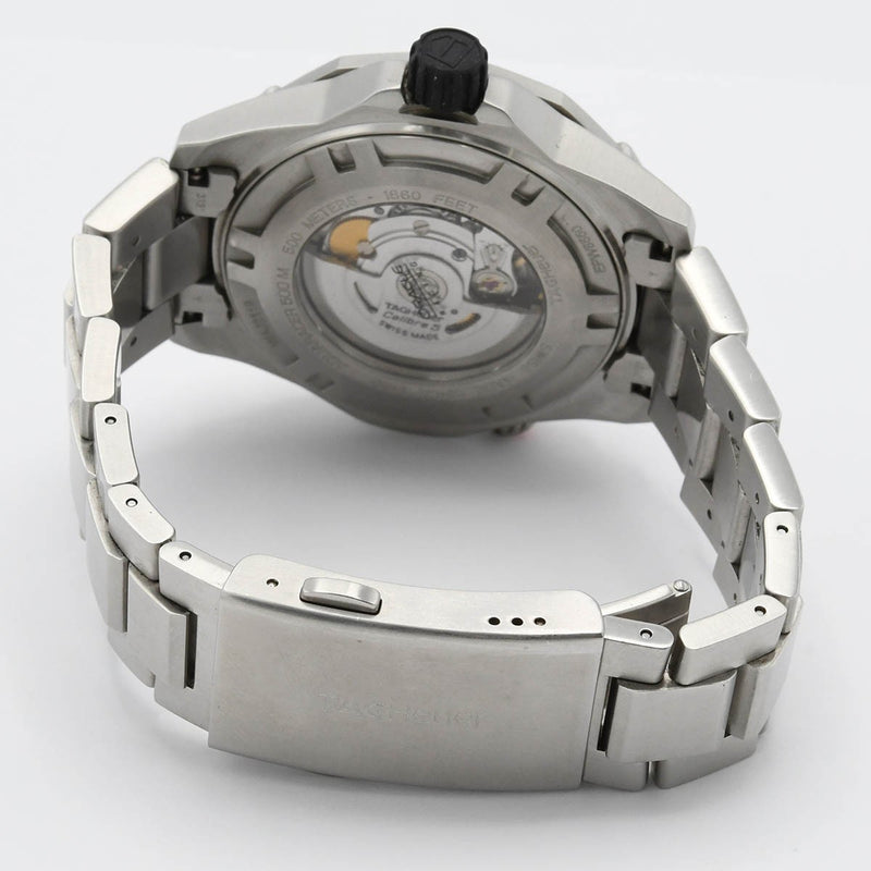 稼働 腕時計 TAG HEUER タグ・ホイヤー アクアレーサー アメリカズカップ記念モデル WAJ2118 自動巻き ケース劣化 22k1-1
