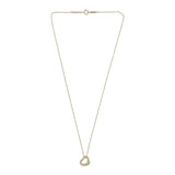 TIFFANY&Co. ティファニー ネックレス オープンハート 11mm シルバー SV925 約2.2g アクセサリー 22k560-3