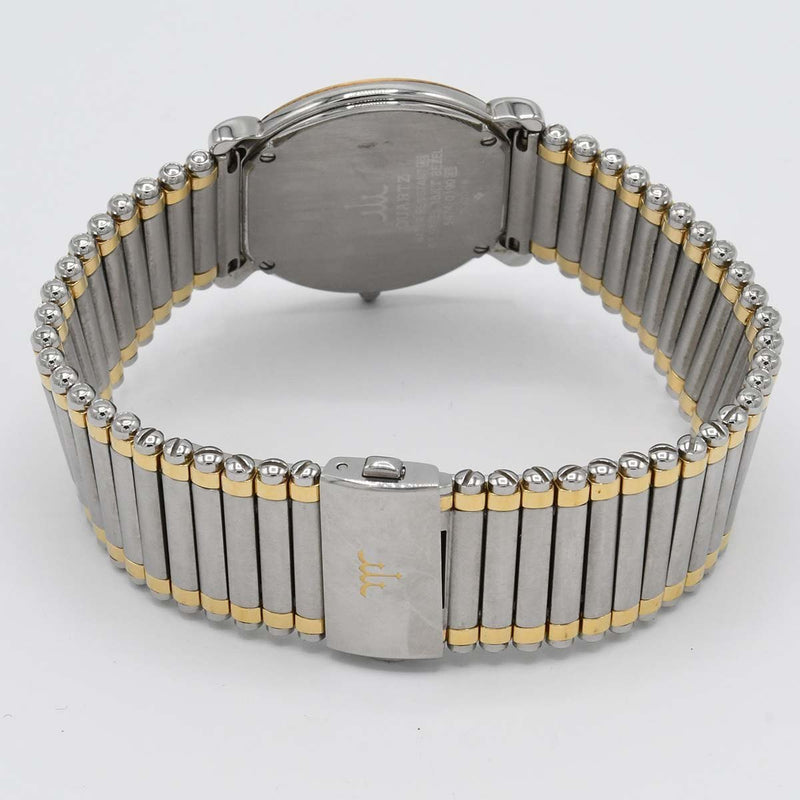 腕時計 稼働 SEIKO セイコー クレドール 5A74-0190 クォーツ SS×18KT コンビ シルバー色文字盤 2025.10電池交換済 maki436