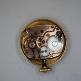 稼働 腕時計 OMEGA オメガ 132.012 cal.483 K18 約11.6g 手巻き カットガラス ゴールド色文字盤 26k391-9