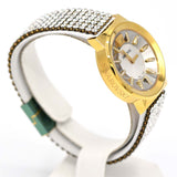 未使用 腕時計 稼働 SWAROVSKI スワロフスキー 1000670 クォーツ シルバー色文字盤 2025.7電池交換済 箱有 H1723
