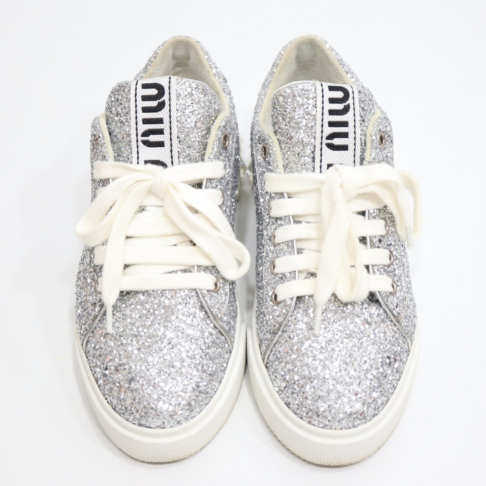 miumiu ミュウミュウ スニーカー 643 グリッター ラメ 36 1/2 23.5cm