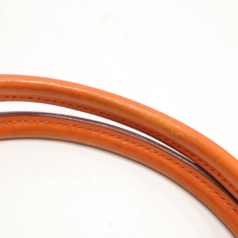 HERMES エルメス ミニプリュム プリュム20 ハンドバッグ 鞄 ◯X刻印 1994年製 オレンジ H20489